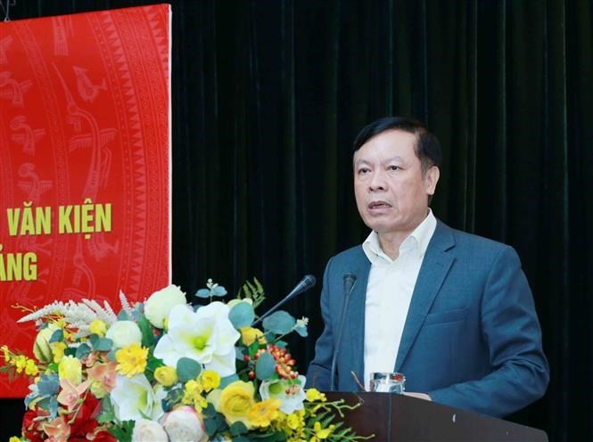 Tập huấn tuyên truyền nội dung dự thảo văn kiện Đại hội XIII của Đảng tap huan tuyen truyen noi dung du thao van kien dai hoi xiii cua dang