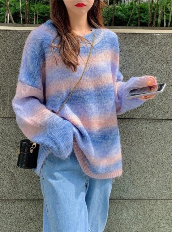 mốt mặc áo len đổi màu ảnh 7 mot mac ao len doi mau anh 7