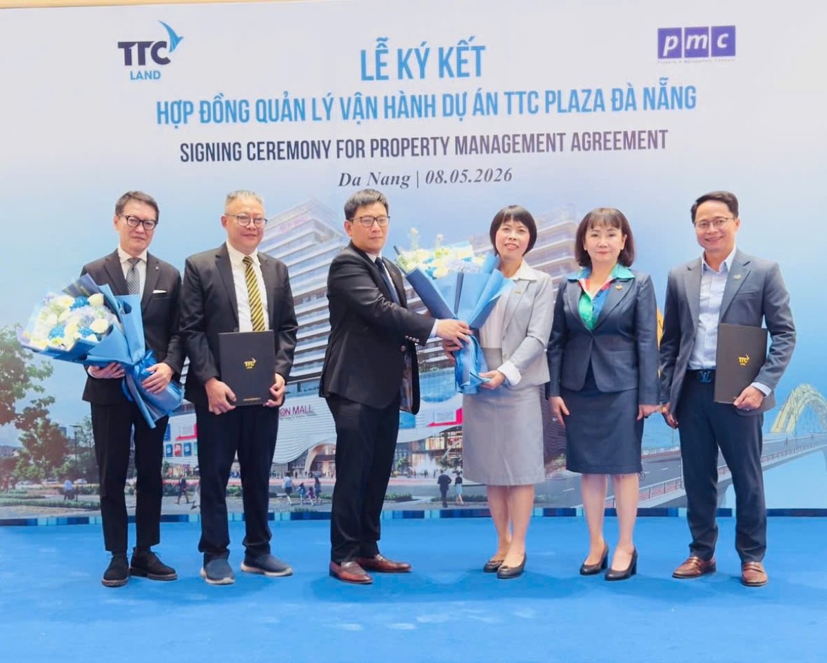 TTC Land và PMC ký kết vận hành TTC Plaza Đà Nẵng trước thềm khai trương quý III/2026