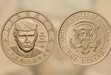 Mỹ đúc đồng xu 1 USD có hình ông Trump