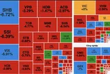 Áp lực bán tháo bủa vây, VN-Index mất gần 44 điểm
