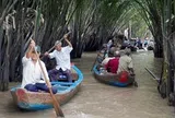 Giá chèo đò tại cù lao Thới Sơn, suốt 17 năm không thay đổi: 15.000 đồng cho hai người chèo đò