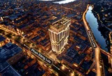Tòa nhà 17 tầng trên đất vàng hiếm hoi tại TP.HCM: Cất nóc sau bài toán khó dưới lòng đất