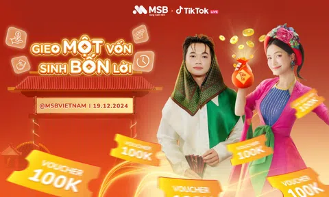 Săn ngàn quà tặng hấp dẫn trên Tiktok livestream của MSB
