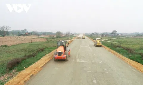 Huyện Mê Linh nỗ lực giao mặt bằng sạch đường Vành đại 4 cho đơn vị thi công