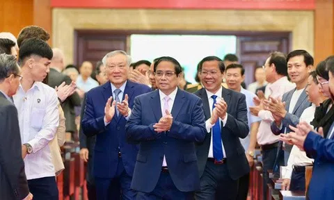 Thủ tướng Phạm Minh Chính dự lễ công bố xây dựng Trung tâm tài chính