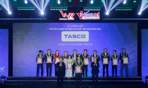 Tasco được vinh danh Top 500 doanh nghiệp lớn nhất Việt Nam 2024