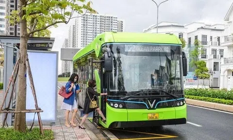 Nhiều hãng bus tại Hà Nội phục vụ hàng triệu lượt khách muốn chuyển sang dùng xe điện VinFast ngay từ tháng 2/2025