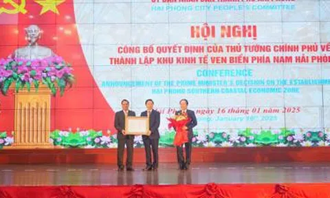 Hải Phòng nhận quyết định thành lập Khu Kinh tế rộng hơn 20.000 ha