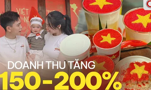 Các quán cà phê tăng doanh thu khủng nhờ đu "trend" đồ uống cờ đỏ sao vàng, khách đến 3 lần không có chỗ ngồi