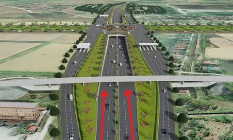 Hình ảnh nút giao 3 tầng kết nối cao tốc Pháp Vân - Ninh Bình với Vành đai 5