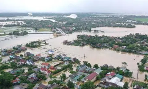 Bão số 1 gây mưa kỷ lục tại miền Trung: Hơn 22.000ha lúa, hoa màu ngập sâu