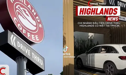 Highlands Coffee mang mô hình "drive-thru" về Việt Nam: Đặt đồ, lấy đồ đều không cần phải xuống xe