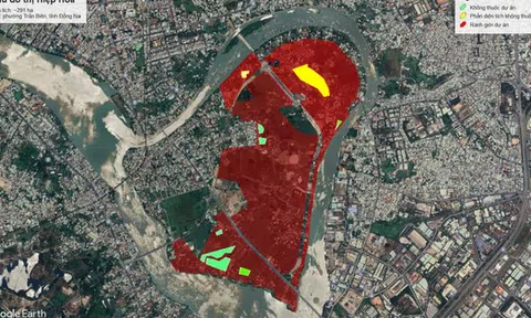 Cù lao 4 mặt giáp sông Đồng Nai chuẩn bị được liên danh của Sun Group triển khai dự án 72.000 tỷ đồng trong 12 năm