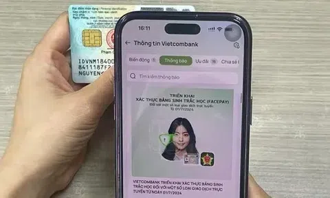 Sắp đóng tài khoản ngân hàng chưa xác thực sinh trắc học