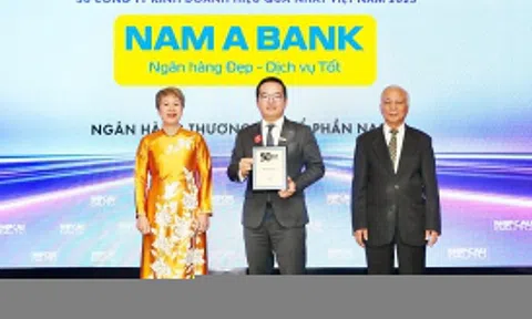 Nam A Bank vào ‘Top 50 công ty kinh doanh hiệu quả nhất Việt Nam’