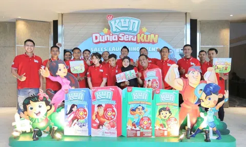 Sữa Quốc tế LOF ra mắt thương hiệu KUN ở Indonesia