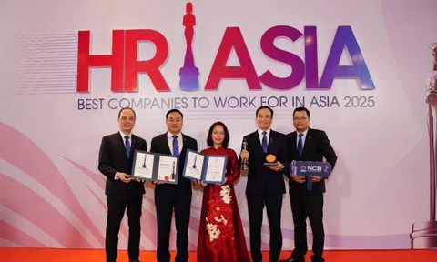 Ngân hàng NCB nhận cú đúp giải thưởng của HR Asia Awards 2025