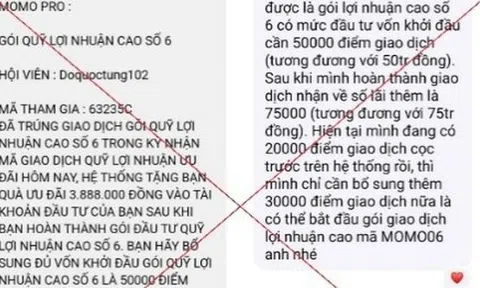 MoMo lên tiếng sau vụ người dân mất tiền khi đầu tư trên "MoMo Pro"