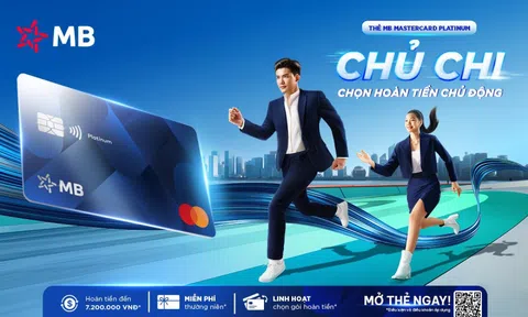 Ra mắt MB Mastercard Platinum: “Nhà vô địch” hoàn tiền trong hệ sinh thái MB