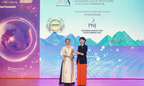 PNJ đạt giải thưởng JWA về phát triển bền vững