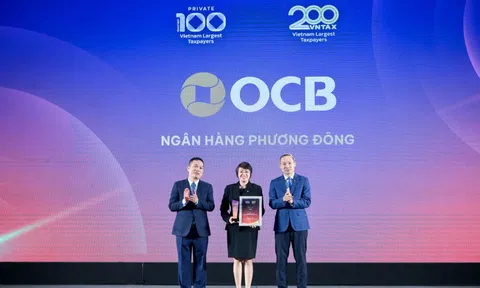 OCB liên tiếp nằm trong top doanh nghiệp nộp ngân sách lớn nhất Việt Nam