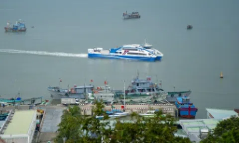 Hiện trạng vị trí dự kiến xây cầu vượt biển Cần Giờ - Vũng Tàu