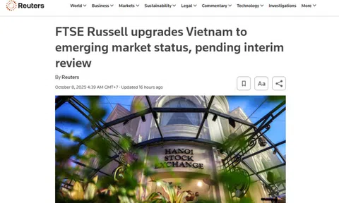 Báo chí nước ngoài nói gì về sự kiện chứng khoán Việt Nam được nâng hạng?