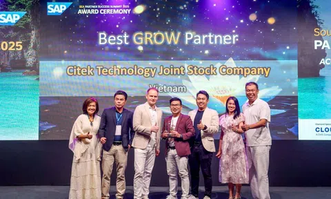 Citek được SAP vinh danh đối tác tốt nhất triển khai GROW with SAP tại Việt Nam
