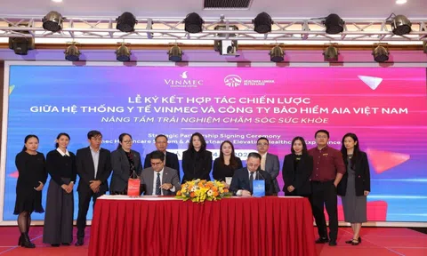 AIA Việt Nam bắt tay Vinmec mở rộng hệ sinh thái chăm sóc sức khỏe cao cấp