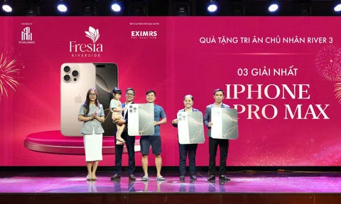 TV Holdings và EximRS tặng quà đặc biệt, tri ân khách hàng dự án Fresia Riverside