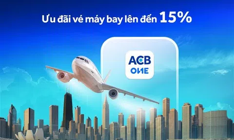 Giảm đến 15% giá vé máy bay Vietnam Airlines khi đặt vé trên ACB ONE vào ngày thứ 5 hàng tuần