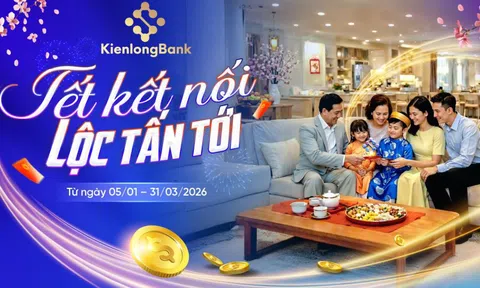 KienlongBank tung chương trình khuyến mãi 5,5 tỷ đồng: “Hái lộc” tiết kiệm đón Tết Bính Ngọ 2026