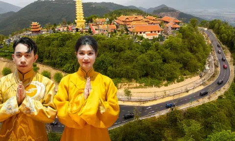 Việt Nam có tiên cảnh: Ngôi chùa rộng 1.000 ha trên núi Chín Khúc - nơi con trai tỷ phú Phạm Nhật Vượng làm lễ Hằng thuận