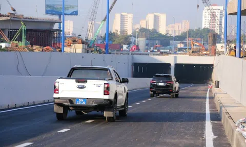 Thông xe hầm chui nút giao An Phú, giảm áp lực điểm kẹt xe bậc nhất TP.HCM