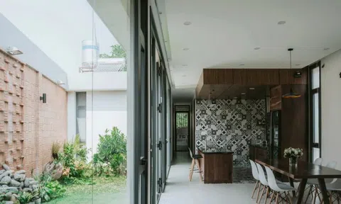 Nhà cấp 4 nở hậu với khu vườn xanh