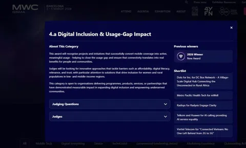 Việt Nam nhận đề cử GLOMO Awards: Hành trình từ 2G đến 5G của Viettel được thế giới ghi nhận