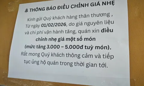 Hàng quán ở TPHCM tăng giá sau Tết