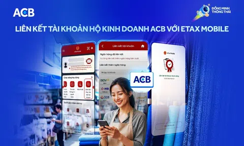 Nhận tiền bán hàng vào tài khoản cá nhân: ACB hỗ trợ kết nối eTax Mobile