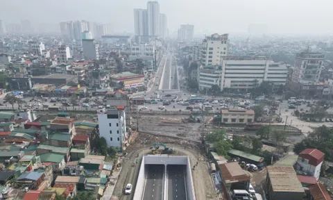 Hầm chui 780 tỷ đồng ở Hà Nội chạy nước rút về đích