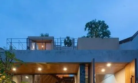 Kiến trúc 'đan cài' cùng địa hình