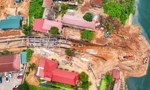 Hà Nội tăng tốc thi công kênh 920 tỷ đồng dẫn nước 'hồi sinh' sông Tô Lịch