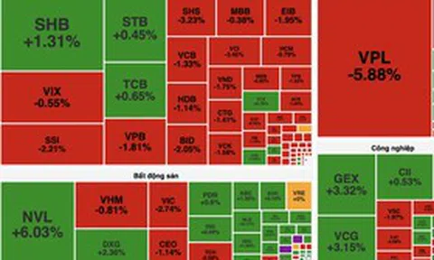 VN-Index đảo chiều giảm gần 20 điểm sau phiên tăng đột biến