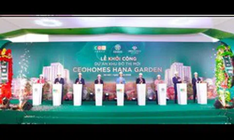 CEO Group khởi công dự án được mong chờ suốt nhiều năm tại Mê Linh  CEOHomes Hana Garden