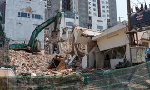 Công an vào cuộc vụ tháo dỡ công trình làm sập nhà dân ở trung tâm Đà Nẵng