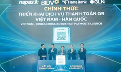 BIDV, Hana Bank và các đối tác triển khai dịch vụ thanh toán QR Việt - Hàn
