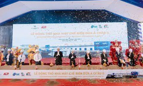 Tập đoàn Nguyên Liệu Á Châu AIG động thổ nhà máy chế biến dừa công nghệ hàng đầu thế giới