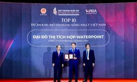 Waterpoint được vinh danh Top 10 khu đô thị đáng sống nhất Việt Nam