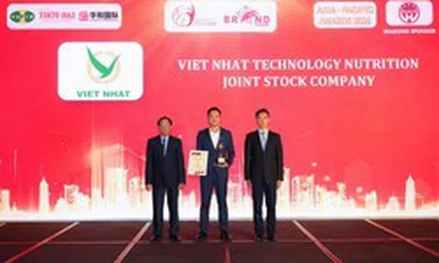 Viet Nhat Group được vinh danh Top 10 thương hiệu tiêu biểu Châu Á 2026