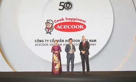Acecook Việt Nam tiếp tục vào Top 50 Doanh nghiệp phát triển bền vững tiêu biểu Việt Nam 2026